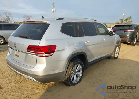 2018 Volkswagen Atlas 3.6L V6 Se from USA, damaged, VIN 1V2CR2CA2JC570227